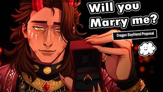 Dragon Boyfriend gets on his Knees (Marriage Proposal)(Domestic Bliss)| M4A Boyfriend Audio Roleplay