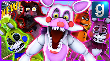 Gmod FNAF | Review | Brand New FNAF 2 Extra Chasing NPCs!