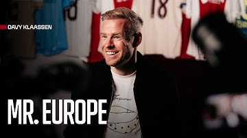 Davy Klaassen with 79 Ajax matches in Europe: 