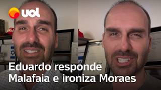 Eduardo Bolsonaro responds to Malafaia and mocks Moraes for not putting Trump under investigation
