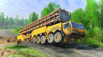 The REAL DANGER of Driving Logging Trucks Across Rivers