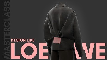 Design Like Loewe (Draped Jacket) CLO3D Beginner Tutorial