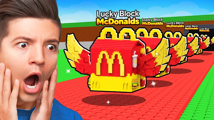Opening 100 MCDONALDS Lucky Blocks in Steal a Brainrot