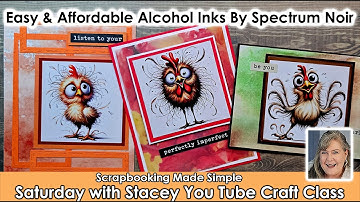 636 Easy and affordable Alcohol Inks are amazing on heavy vellum or mineral paper.  Learn how
