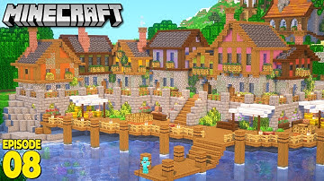 I Built A Fishing Village In My Minecraft Countdown World