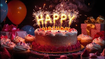 Happy Birthday Celebration Video | Ultra HD Colorful Party Setup
