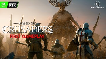 BAND OF CRUSADERS First Gameplay Demo | New TACTICAL ISOMETRIC Action RPG like The Witcher & Diablo