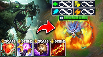 WARWICK BUT EVERYTHING I BUILD SCALES ENDLESSLY! (INFINITE STATS BUILD)