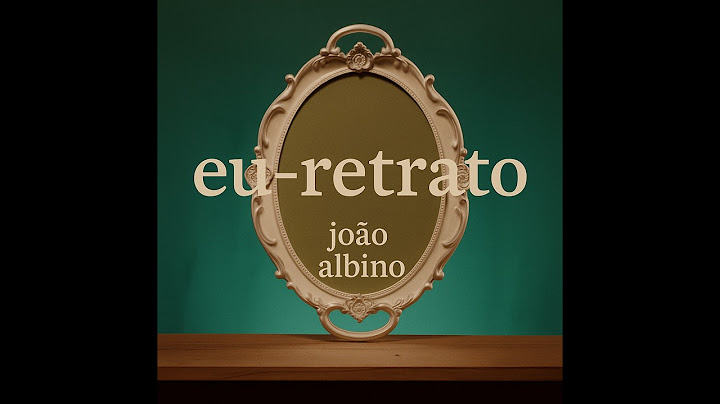 Eu-retrato // João Albino (videoclipe)