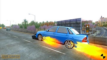 GTA 4 CRASH TESTING REAL CAR 723