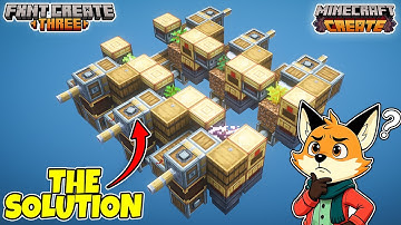 A NEW Type of TREE FARM for Minecraft Create Mod