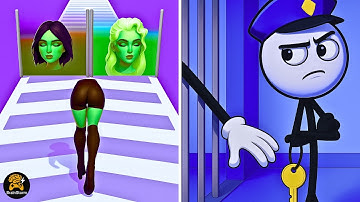 Thief Puzzle vs Build A Queen | Android iOS Full Gameplay | BrainStorm EP-0703