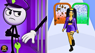 Thief Puzzle vs Build A Queen | Android iOS Full Gameplay | BrainStorm EP-0703