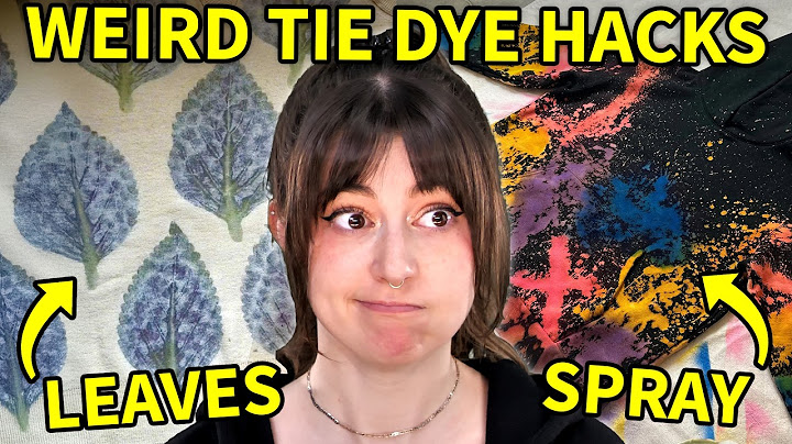 Trying Weird Tie Dye Hacks (only one worked)