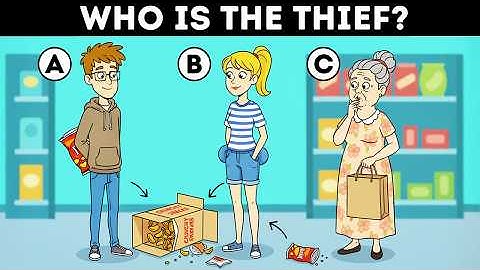 Who is the Thief ? 15 tricky riddles that will drive you insane | Riddles with Answers