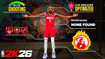NEW *FULLY OPTIMIZED* KEVIN DURANT BUILD w/ NO WEAKNESSES on NBA 2K26