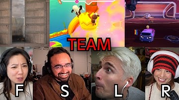 Team FSLR faces the ultimate gamer gauntlet... (Squeex, Ludwig, Fuslie, Valkyrae Multi-Cam Edit)