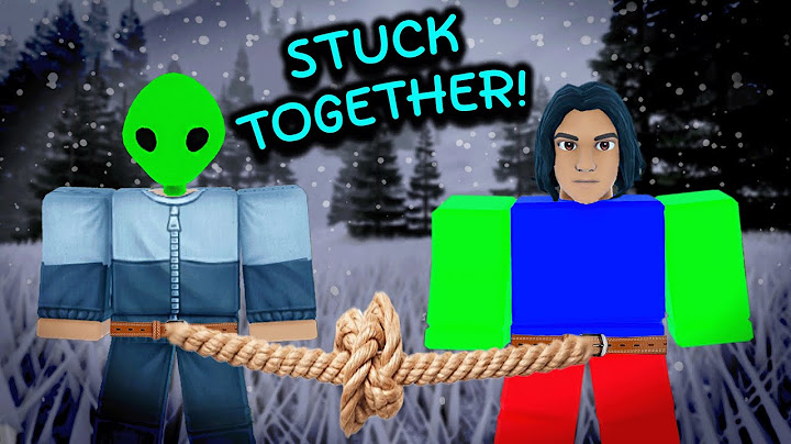 ROBLOX, But we're CHAINED TOGETHER