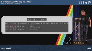 Teaching an Old Dog New Tricks - A Tale of Two Emulators - Matt Godbolt - C++ on Sea 2025