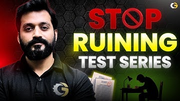 Stop Wasting Test Series! Do This Instead for GATE 2026