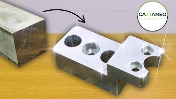 Turning a Raw Aluminum Block into a Vertical Guide Block