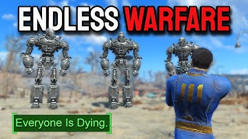 I Tried To Survive ENDLESS WARFARE In Fallout 4