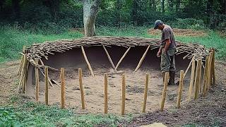 Man Builds MEDIEVAL House Using Primitive Techniques | Start to Finish by @gesithasgewissa