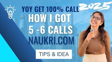 Struggling to Get Interview Calls? Learn These Naukri Secrets & Boost Your Profile Instantly!