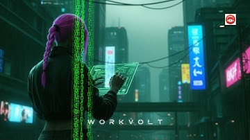 Workvolt | Energizing Cyberpunk Coding Music for Deep Focus & Productivity (3H)