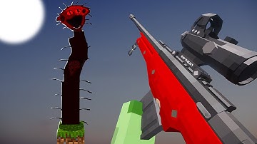 Hunting 10 of the WORST Minecraft Mods with Guns on ONE BLOCK