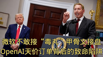 「微软不敢接的“毒丸”，甲骨文吞下了：OpenAI天价订单背后的致命陷阱」 | 微软 | 纳德拉 | 单一客户风险 | 云计算 | 商业博弈 |