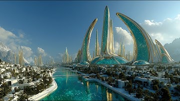 Future City 2150: Stunning CGI of Advanced Architecture and Flying Cars | 4K