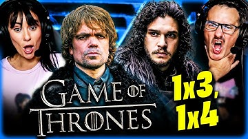 GAME OF THRONES Season 1, Episodes 3 & 4 REACTION!! A Song of Ice & Fire | George R.R. Martin | HBO