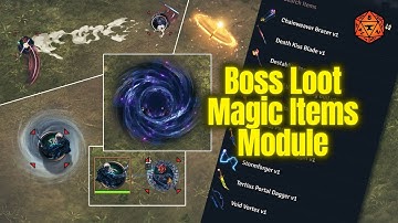 Boss Loot Magic Items - Free Module (Animations Require BLFX Premium)