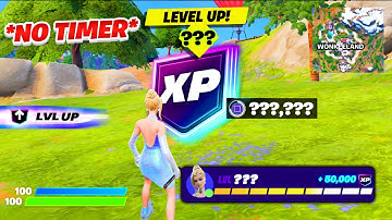 *NEW* NO TIMER CRAZY Fortnite XP MAP How To LEVEL UP FAST in CHAPTER 7!