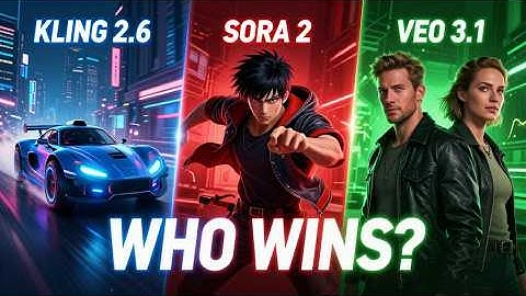 Kling 2.6 vs Sora 2 vs Veo 3.1 — Who’s the REAL Winner?