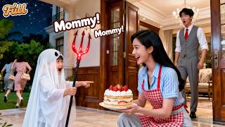 CEO's Naughty Son Dressed As Ghost Scared Off 100 Rich Girls! But Called Poor Cake Girl 