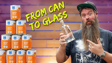 Making Canned Peach Moonshine - Easy & Tasty