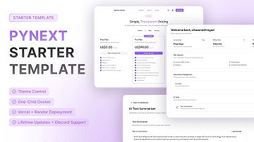 Build Your SaaS 10× Faster with PyNext Starter