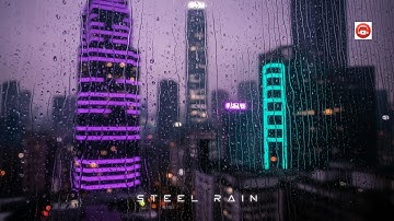 Steel Rain | Dark Cyberpunk Focus Music | Deep Coding, Productivity, Flow | 3H