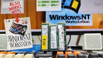 Windows NT Gets NVMe in 2025?! Real Driver, Real Hardware