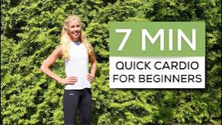 7 Min Quick Cardio For Beginners | Marika
