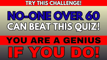 Most Seniors Fail This Tough Trivia! Think You Can Beat The Average Score Of 10? #generalknowledge