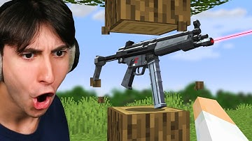 Minecraft, But All Drops Are Guns