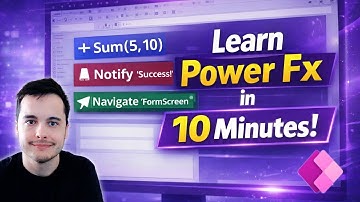 Power Apps Tutorial: Using Power Fx for Screens, Sum, Notify & Navigate