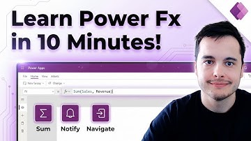 Power Apps Tutorial: Using Power Fx for Screens, Sum, Notify & Navigate
