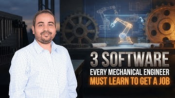 3 Software Every Mechanical Engineer Must Learn to Get a Job #mechanicalengineering #cad #job