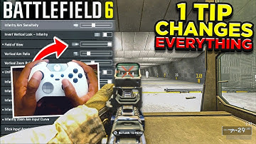 How to ABUSE AIM ASSIST in Battlefield 6 + Improve Aim! 🎮 (BF6 Best Controller Settings PS5/XBOX)