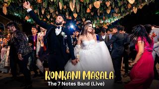 Konkani Masala by The 7 Notes Band (Live) at Goan Wedding | Stennett & Rieda | @the7notesband489