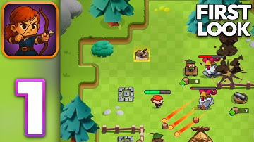 Archer Heroes: Tower Defense - Walkthrough Gameplay Part 1 - Tutorial (iOS, Android)